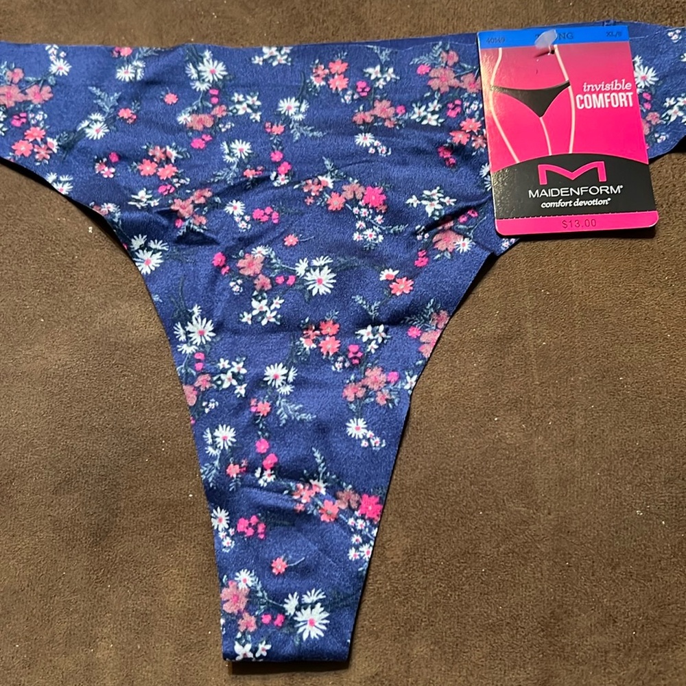 NWT Maidenform Invisible Comfort Thong Panty